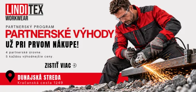 Linditex pracovné odevy Dunajská Streda