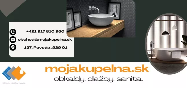 Obklady, dlažby, sanita - mojakupelna.sk