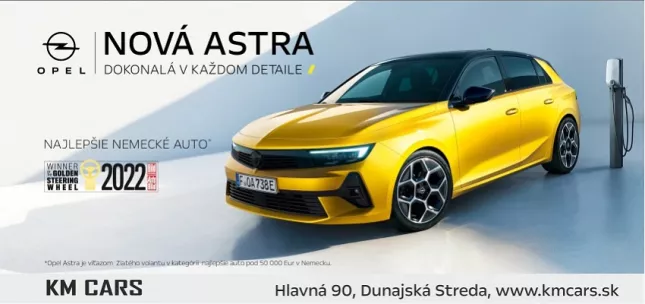 Vyberte si svoju Astru. Opel Astra KM cars Dunajská Streda