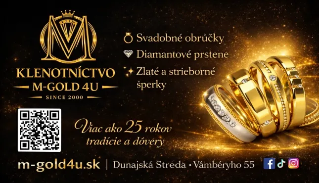 M-gold 4U klenotníctvo Dunajská Streda